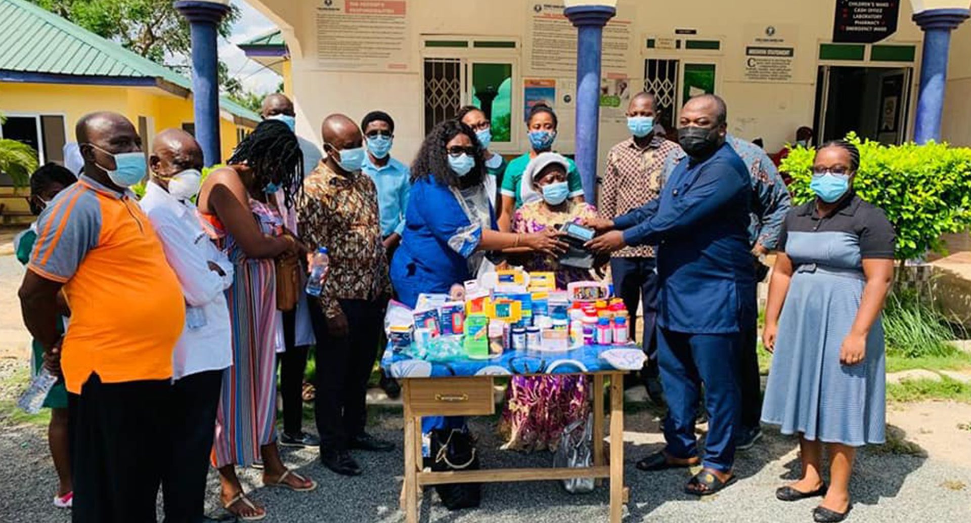 Donation of drugs and Medical Equipment by Council of Ewe Nurses in North America